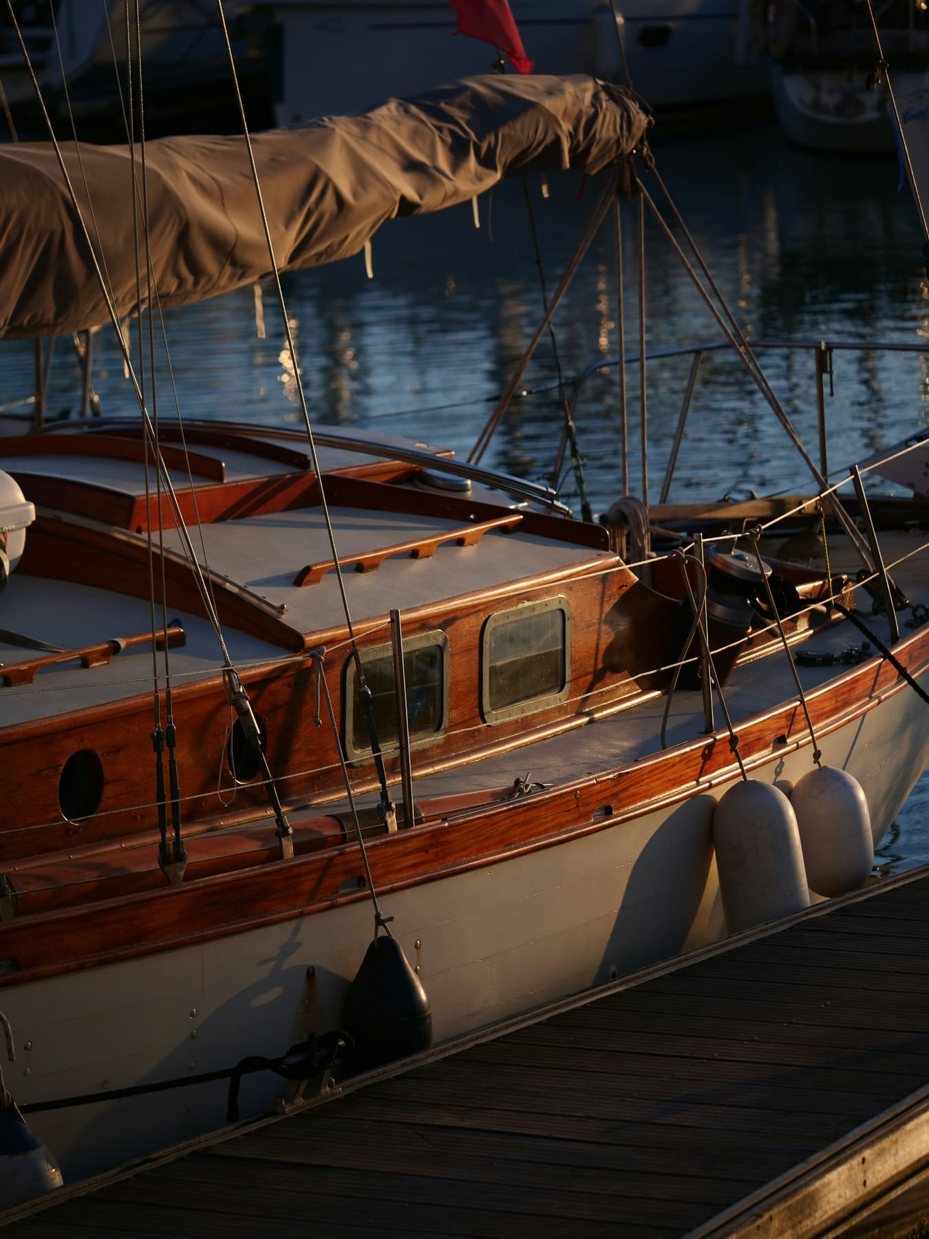 Under sail